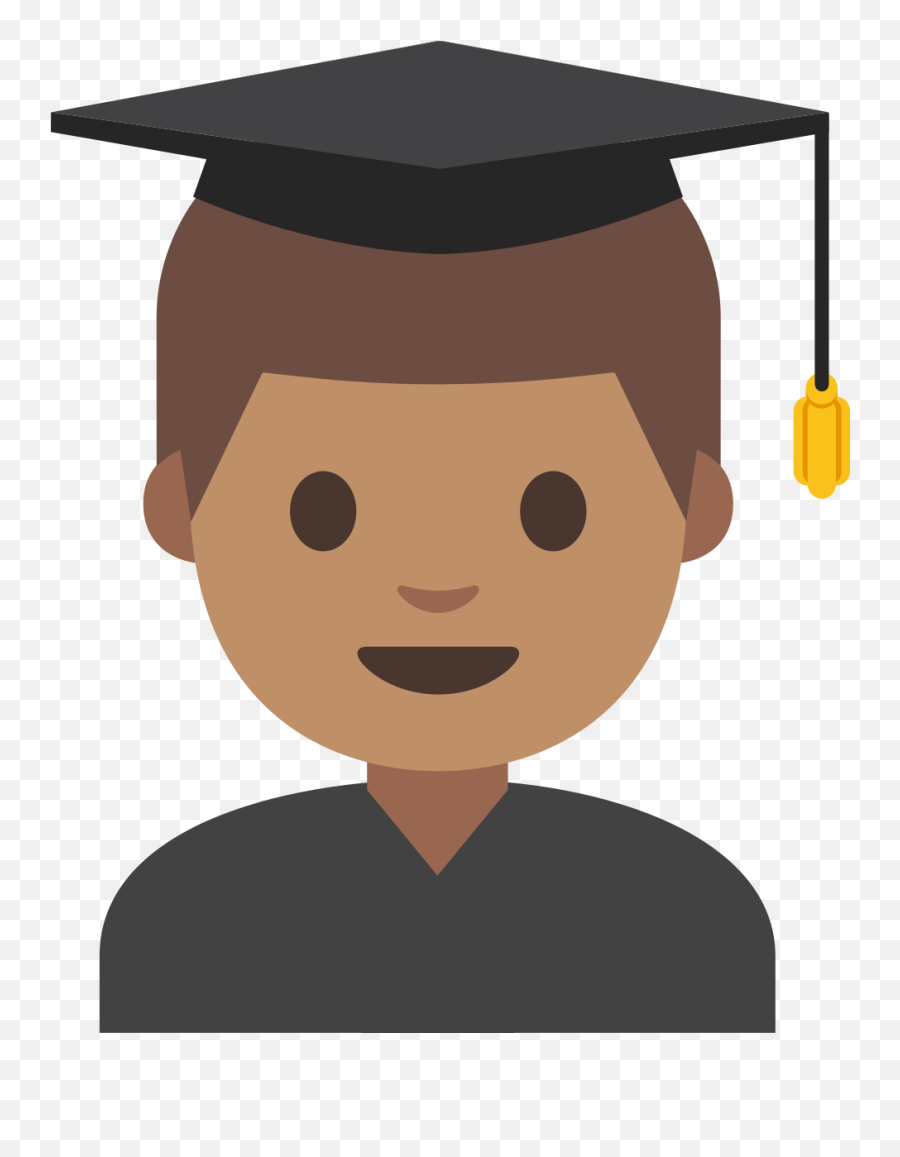 Emoji U1f468 1f3fd 200d 1f393 - Healthcare Workers Cartoon Png,Graduation Cap Emoji