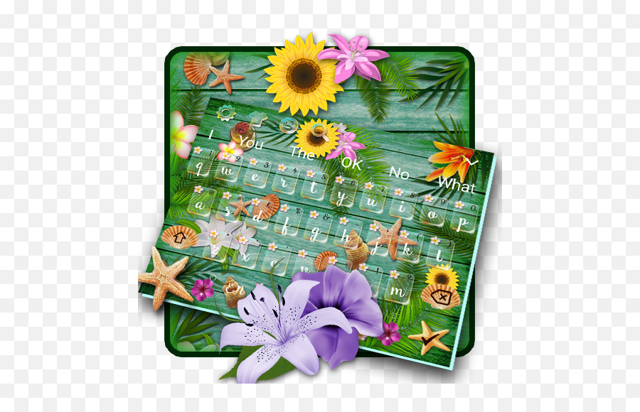 Tropical Flowers Keyboard - Apps Op Google Play Decorative Emoji,Wilted Flower Emoji