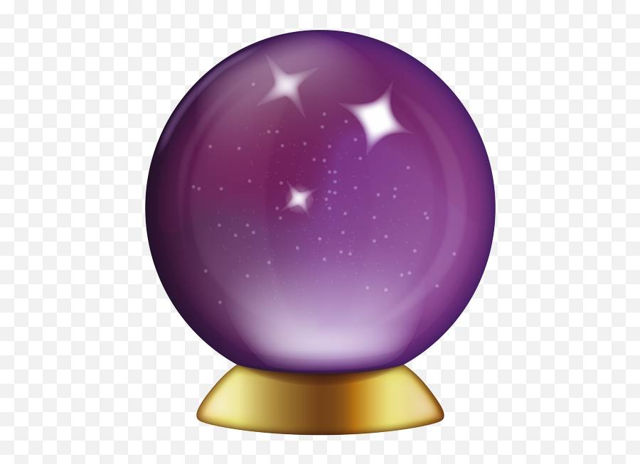 Download Crystal Ball Emoji Png - Crystal Ball Emoji Png,Magic Emoji