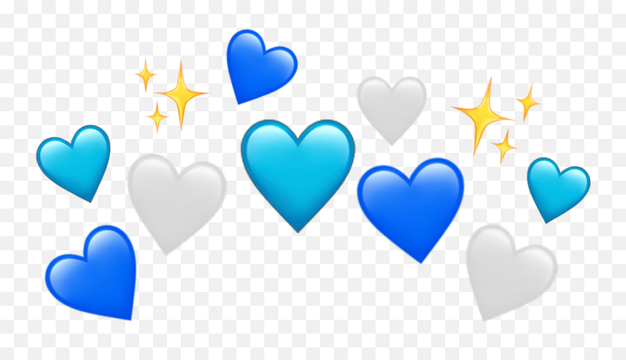 Crown Blue Emoji Basic Sticker - Girly,Basic Emoji