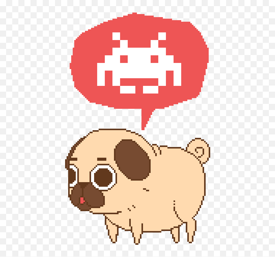 Puglie - Puglie Pug Pixel Emoji,Boxer Dog Emoji