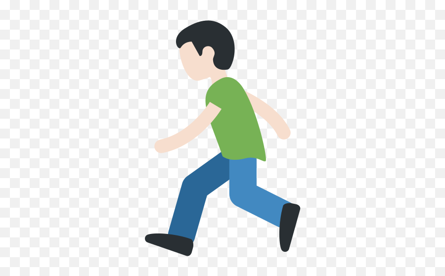 Person Running Emoji With Light Skin Tone Meaning And - For Running,Light Skin Emoji