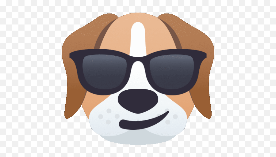 Cool Dog Gif - Cool Dog Joypixels Discover U0026 Share Gifs Full Rim Emoji,Cool Shades Emoji