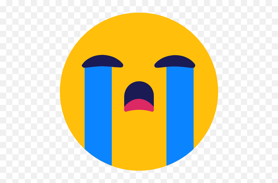 Crying Emoji Sad Free Icon Of Emoji 1 - Sadness,Crying Emoji Text