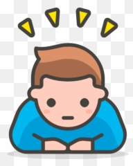 2 Bowing Man Icon - Male Emoji Png Transparent Background,Bowing Emoji