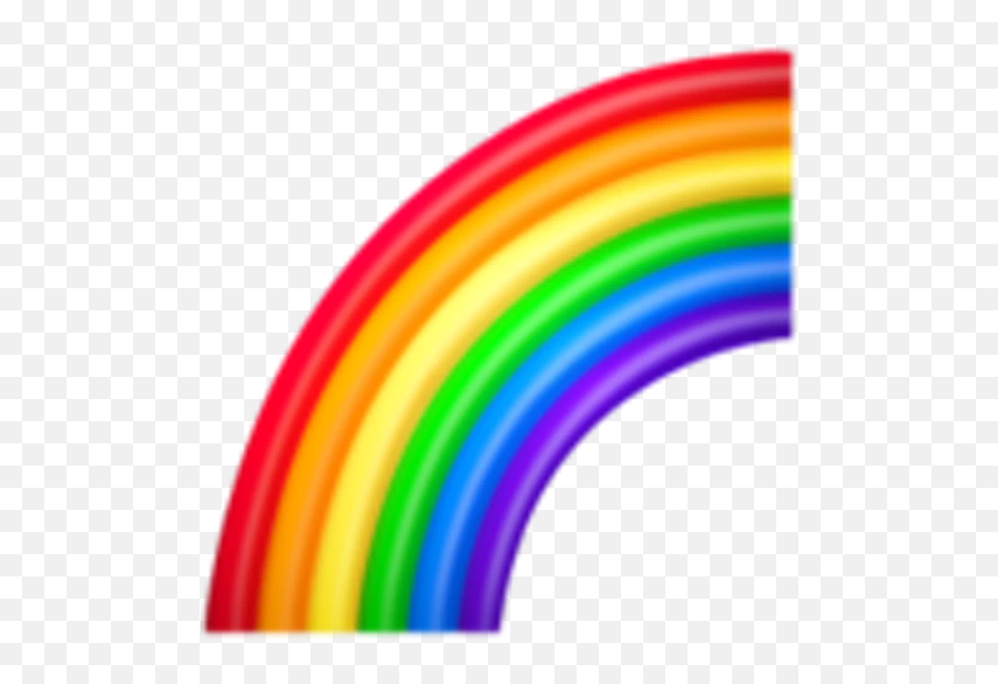 Rainbow - Rainbow Emoji Apple,Rainbow Emoji