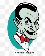 Vampire Clipart Face - Cartoon Emoji