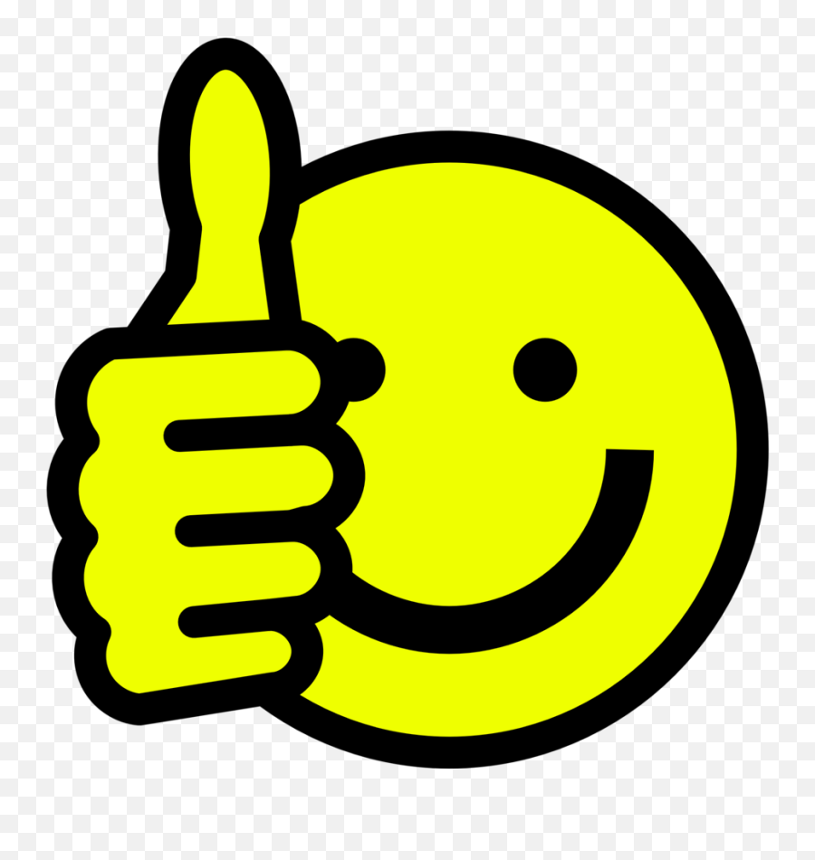 Public Domain Clip Art Image - Clip Art Thumbs Up Sign Emoji,Smiley Emoticon