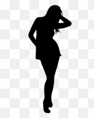 Free Hairstyle Hair Vectors - Silhouette Woman Body Png Emoji,Emo Emoticon