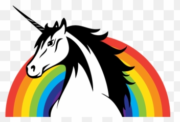 Unicorn - Rainbow Logo Emoji