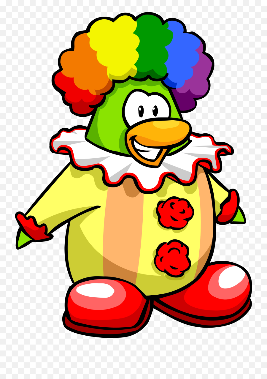 Clown Suit - Club Penguin Clown Costume Emoji,Clown Emoji Meme