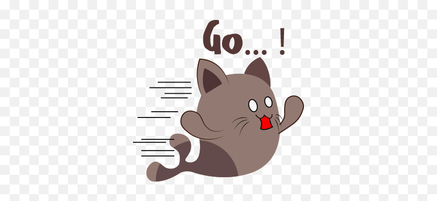 Chocolate Cat Emoji Sticker - Cat Yawns,How To Make A Cat Emoji