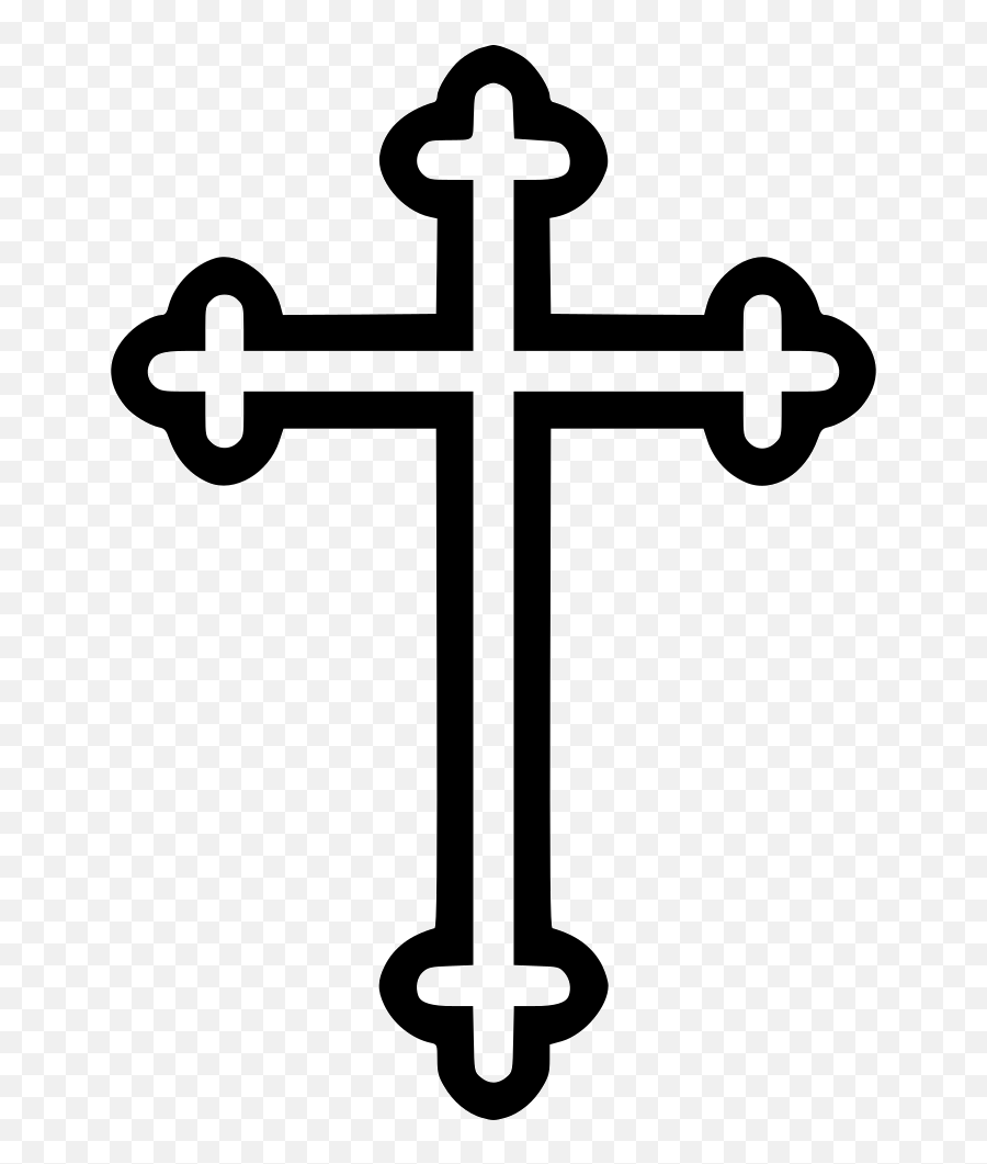 Christian Religion Symbol Byzantine Svg - Orthodox Cross Png Emoji,Religion Emoji