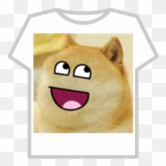 Epic Face Doge - Roblox T Shirt Jacket Transparent Emoji,Doge Emoticon