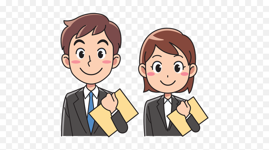 Business Man And Woman With Documents - Man And Woman Clip Art Emoji,Male Dancer Emoji