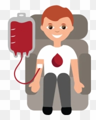 Blood Donor - Blood Donor Clip Art Transparent Emoji,Leg Emoji