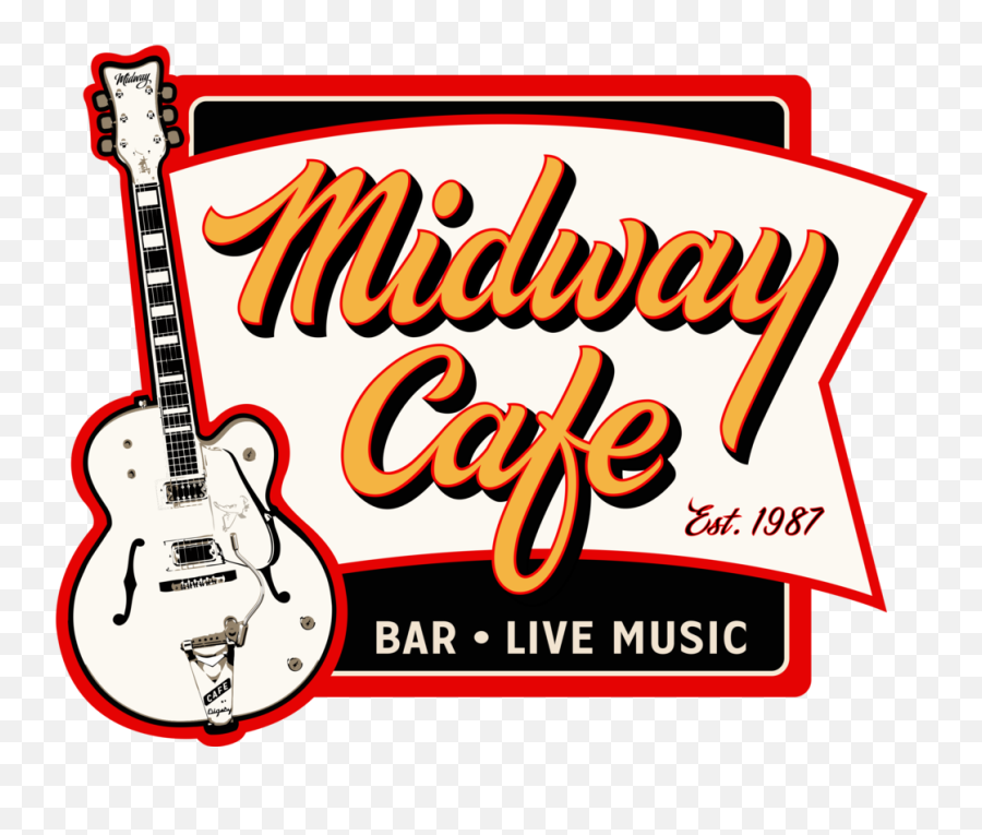 Musician Clipart Live Entertainment - Midway Cafe Logo Emoji,Bass Clef Emoji