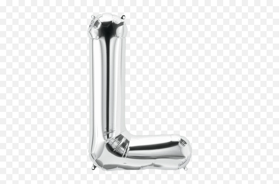 Silver Letter L Balloon - Rose Gold Letter Balloons Emoji,Segway Emoji