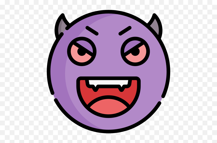 Devil - Clip Art Emoji,Purple Devil Emoji Png
