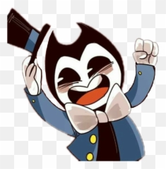 Bendy Hes Top Hat - Sticker By Bendy With Top Hat Emoji,Top Hat Emoji