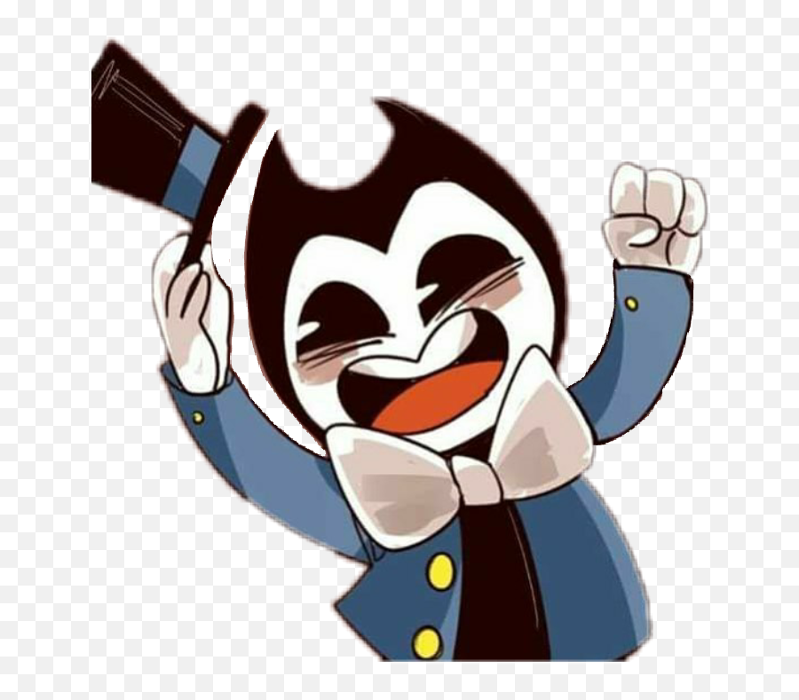 Bendy Hes Top Hat - Sticker By Bendy With Top Hat Emoji,Top Hat Emoji