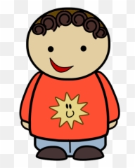 Talking Kid - Gambar Kartun Rambut Keriting Emoji,Emoji Shirt And Pants