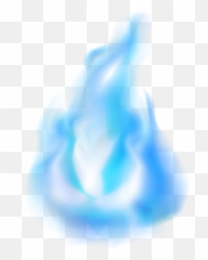 Clipart Blue Transparent Background Fire - Flame Png Emoji