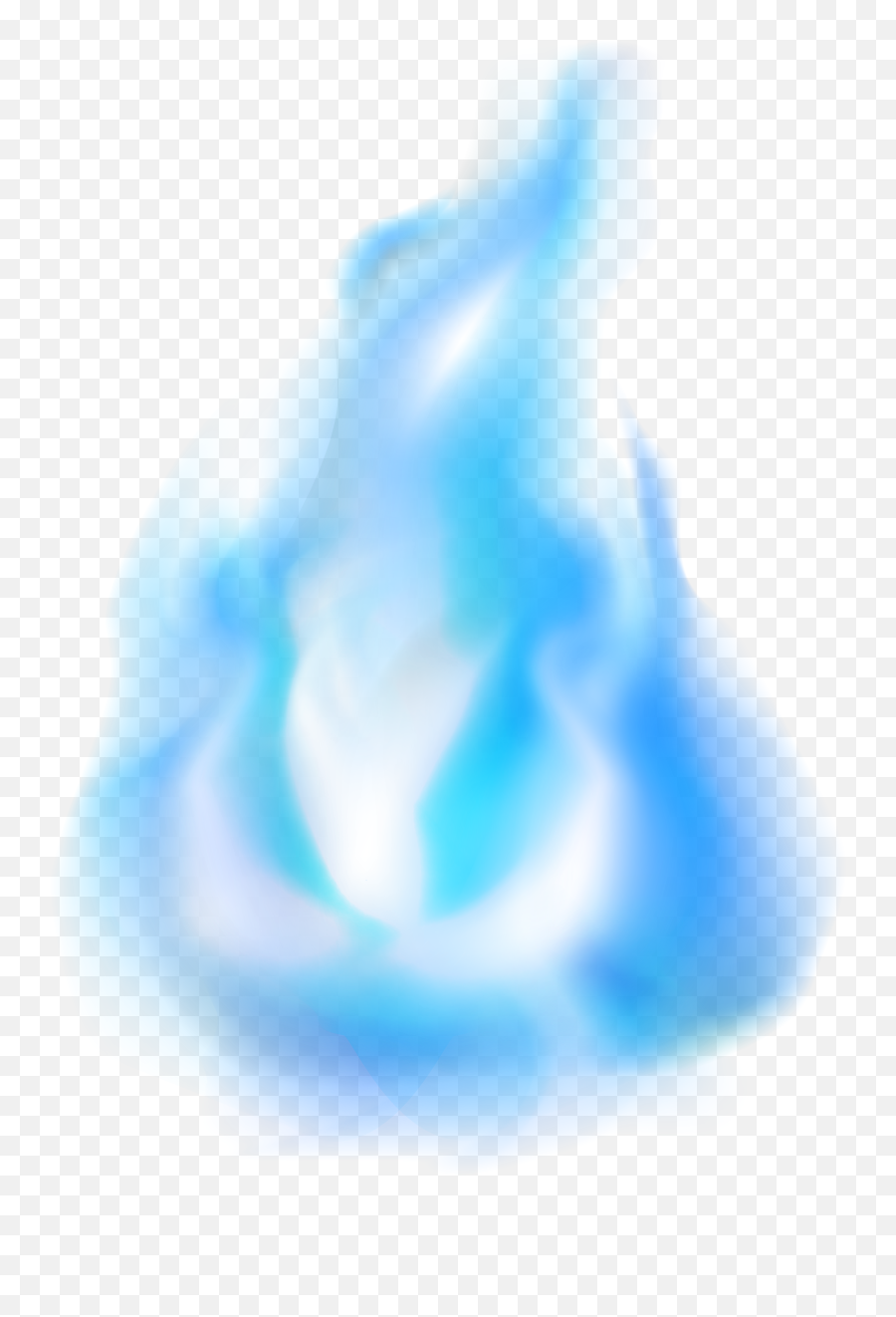 Clipart Blue Transparent Background Fire - Transparent Blue Flame Png Emoji,Blue Flame Emoji