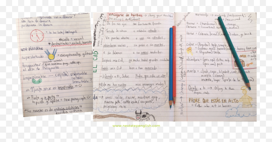 Notebook Clipart English Notebook - Handwriting Emoji,Emoji For English Words