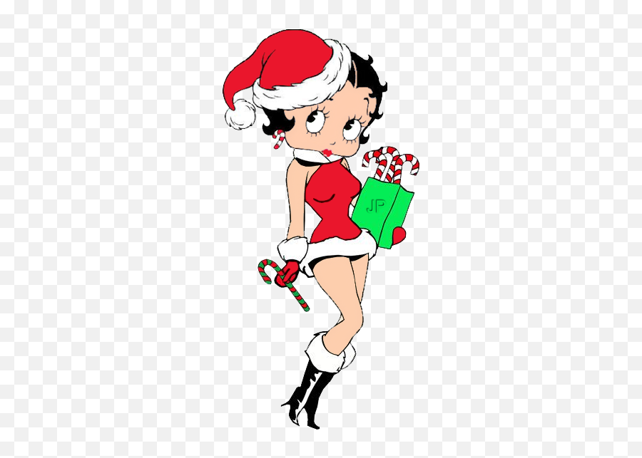 Te Traje Unos Caramelos Para Ti Cariño - Betty Boop Navidad Png Emoji,Twerking Emoji Copy And Paste