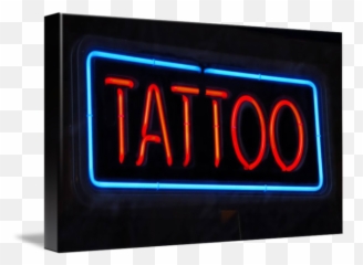 Tattoo Shop Sign By Phil Cardamone Tattoo Shop Shop - Led Display Emoji,Emoji Tattoo Gun