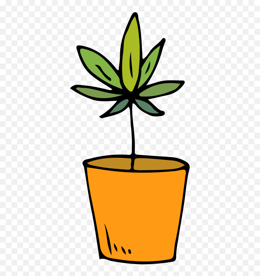 Custom Illustrations For Cannabis Testing Laboratory - Flowerpot Emoji,Pot Leaf Emoji