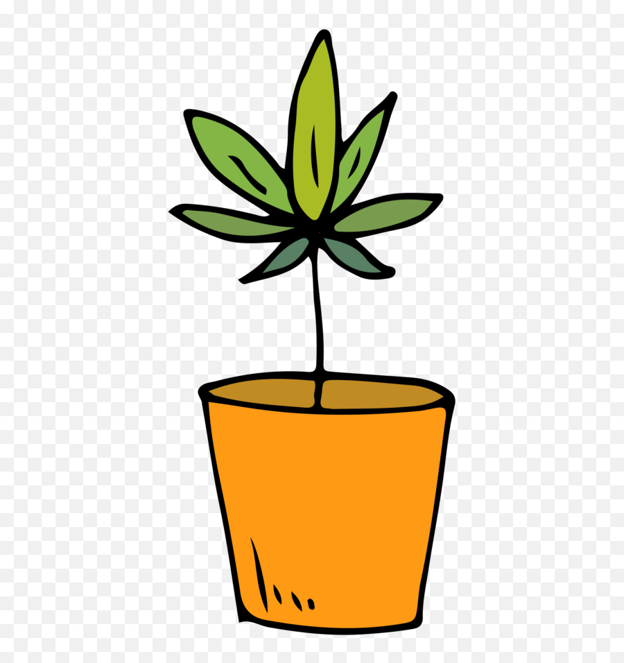 Custom Illustrations For Cannabis Testing Laboratory - Flowerpot Emoji ...