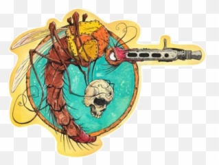 Sean Dietrich Mg42 Mosquito Sticker - Reed Instrument Emoji,Mosquito Emoji