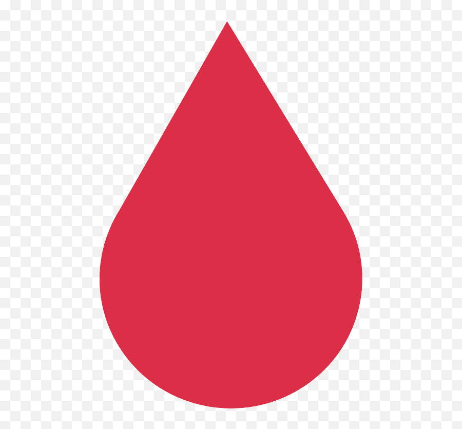 Drop Of Blood Emoji Clipart - Transparent Blood Drop Clipart,Drop Emojis