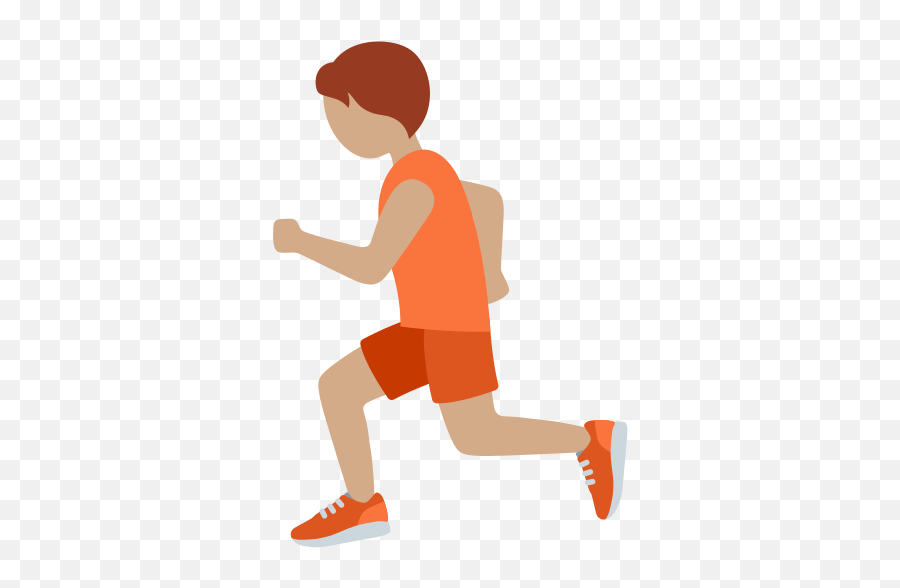Medium Skin Tone Emoji - For Running,Knee Emoji