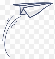 Free Transparent Airplane Png Download - Paper Rocket Illustration Emoji