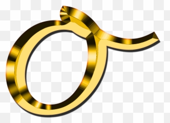 Letters Abc O Alphabet Learn - Gold Png Emoji