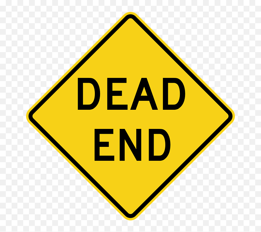 Dead End Road Sign Roadsign Street - Sign Shapes For Driving Diamond Emoji,What Does A Cross In A Rectangle Emoji Mean