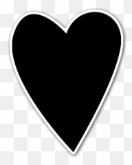Coeur Noir - Heart Emoji,Emoji Coeur