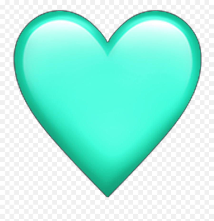 Heart Emoji Turquoise - Heart,Love Heart Emoji