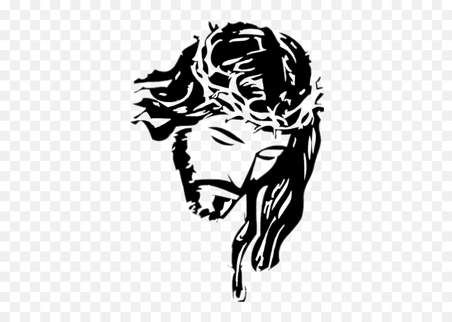 Jesus Christ Christian Religion Black - Jesus Silhouette Emoji,Black Jesus Emoji