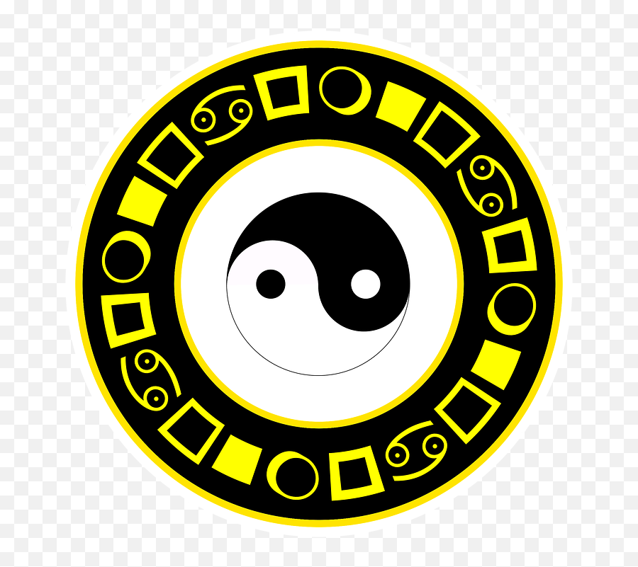Más De 60 Imágenes Gratis De Yin Y Yang - Circle Emoji,Rock And Roll Emoticon