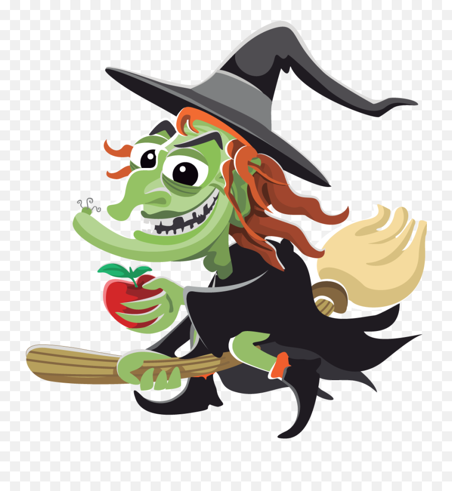 Witch Free To Use Cliparts 2 - Halloween Witch Clipart Emoji,Witch On Broom Emoji