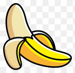 Emoji Clipart Banana Transparent Free For - Background