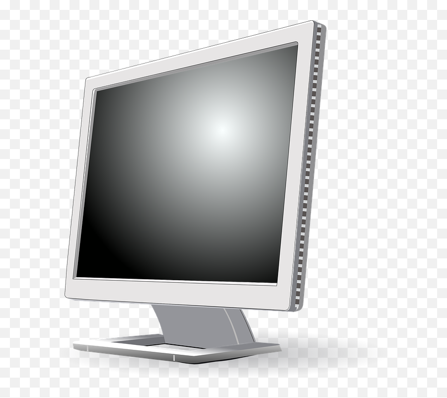 Monitor Lcd Screen - Lcd Clip Art Emoji,Emoji Magnifying Glass Tv