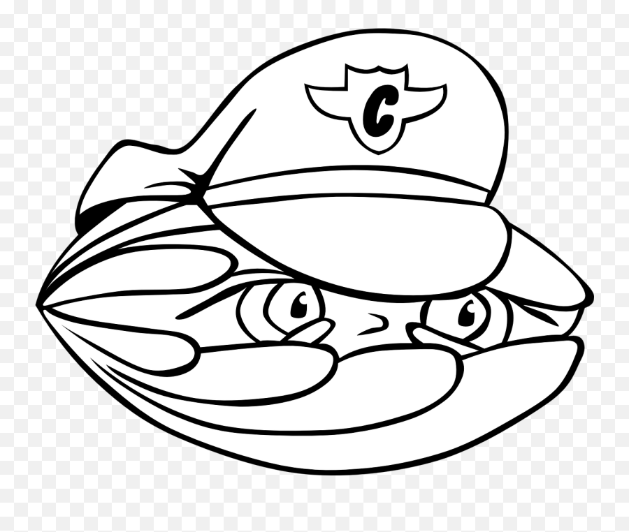 Clam Shell Police Shellfish Seafood - Clam Clip Art Emoji,Conch Shell Emoji