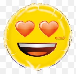 Folie Ballon - Emoji Forelsket 1846 Cm Emoji Specs,Ballon Emoji