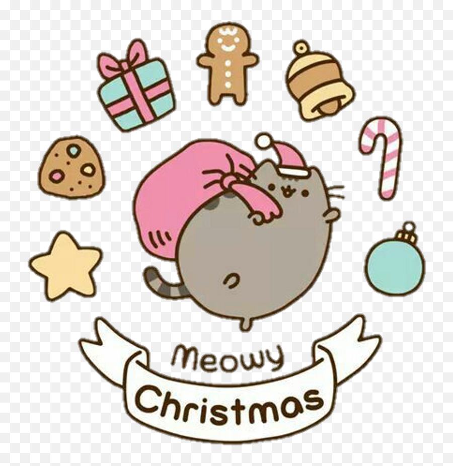 Cute Christmas Drawings Pusheen - Christmas Coloring Pages Pusheen Emoji,Pusheen The Cat Emoji