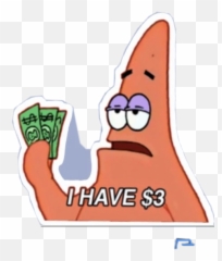 Pink Broke Money Vsco Funny Art Star - Stickers Meme Emoji